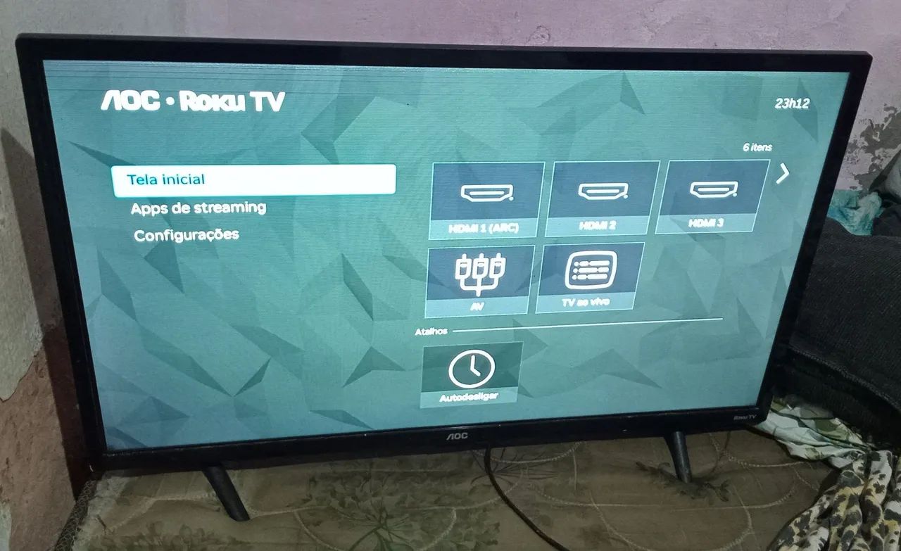 TV AOC 32 Polegadas com Defeito (Para Retirada de Peças ou Conserto) - Foto 2