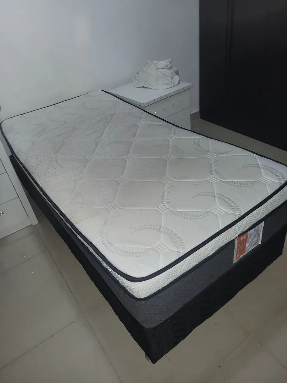 Cama solteiro completa Colchão orthoflex + box sonolíder  - Foto 4