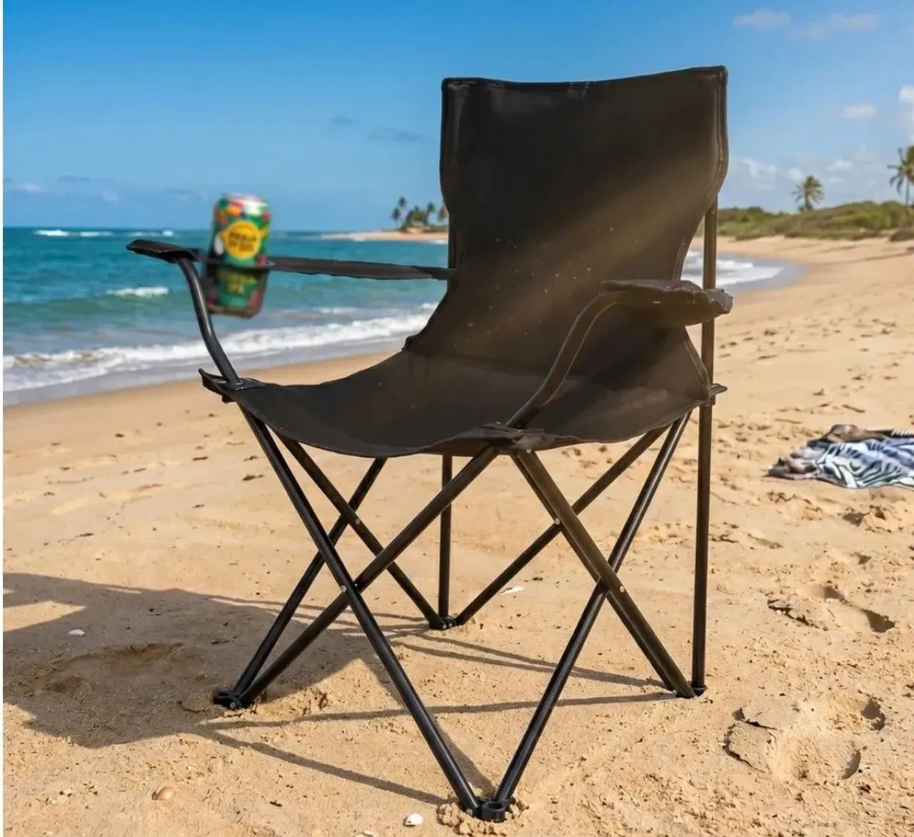 Cadeira Campus praia dobrável com bolsa