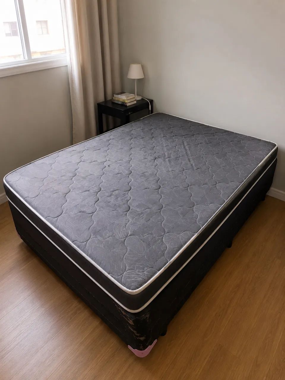 Cama box de casal completa, com base + colchão. - Foto 2