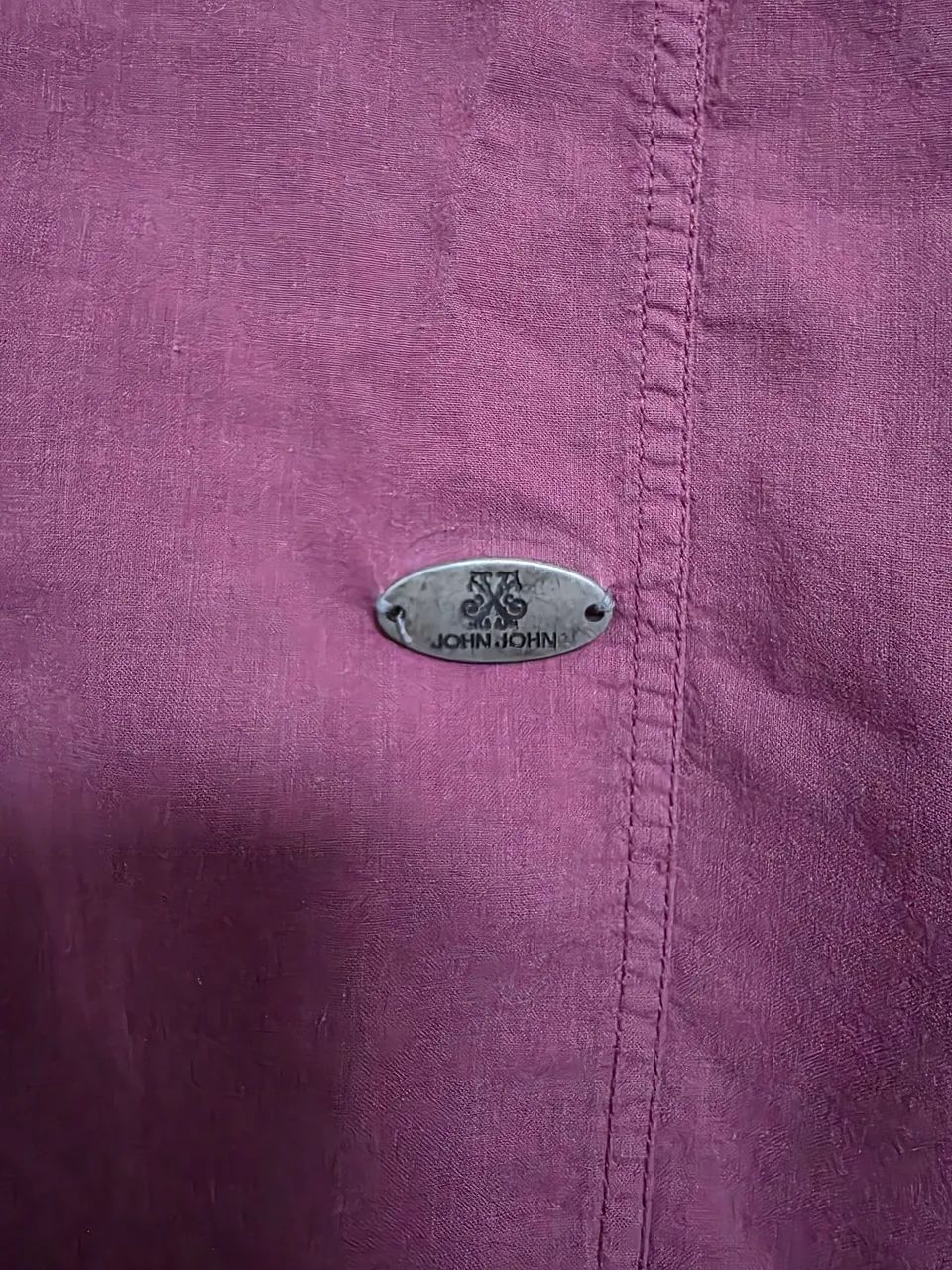 Camisa Social Casual John John Roxa - Foto 2