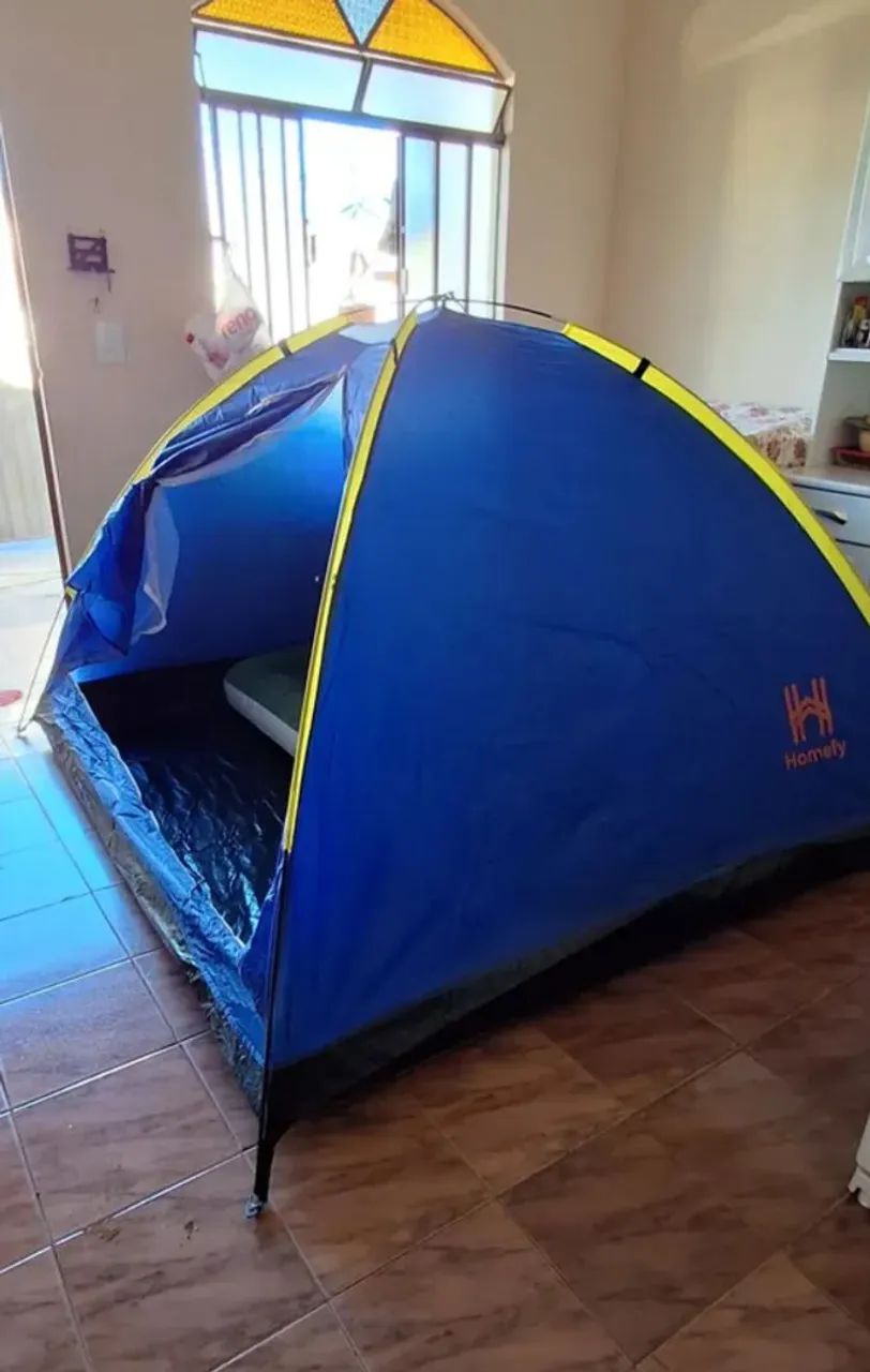 Barraca de camping/acampamento para 4 pessoas
