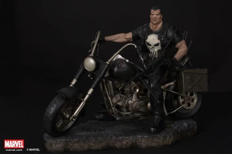 Estátua Justiceiro the Punisher xm studios 1/4 sem caixa - Hobbies