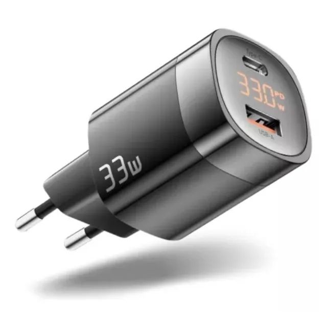 Carregador para Celular Usb C e A Essager 33w Display Digital - Foto 2