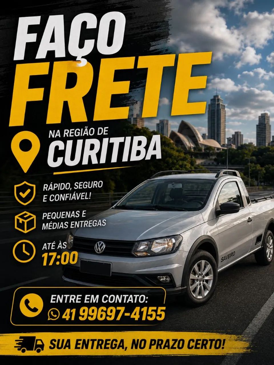 Faço frete 