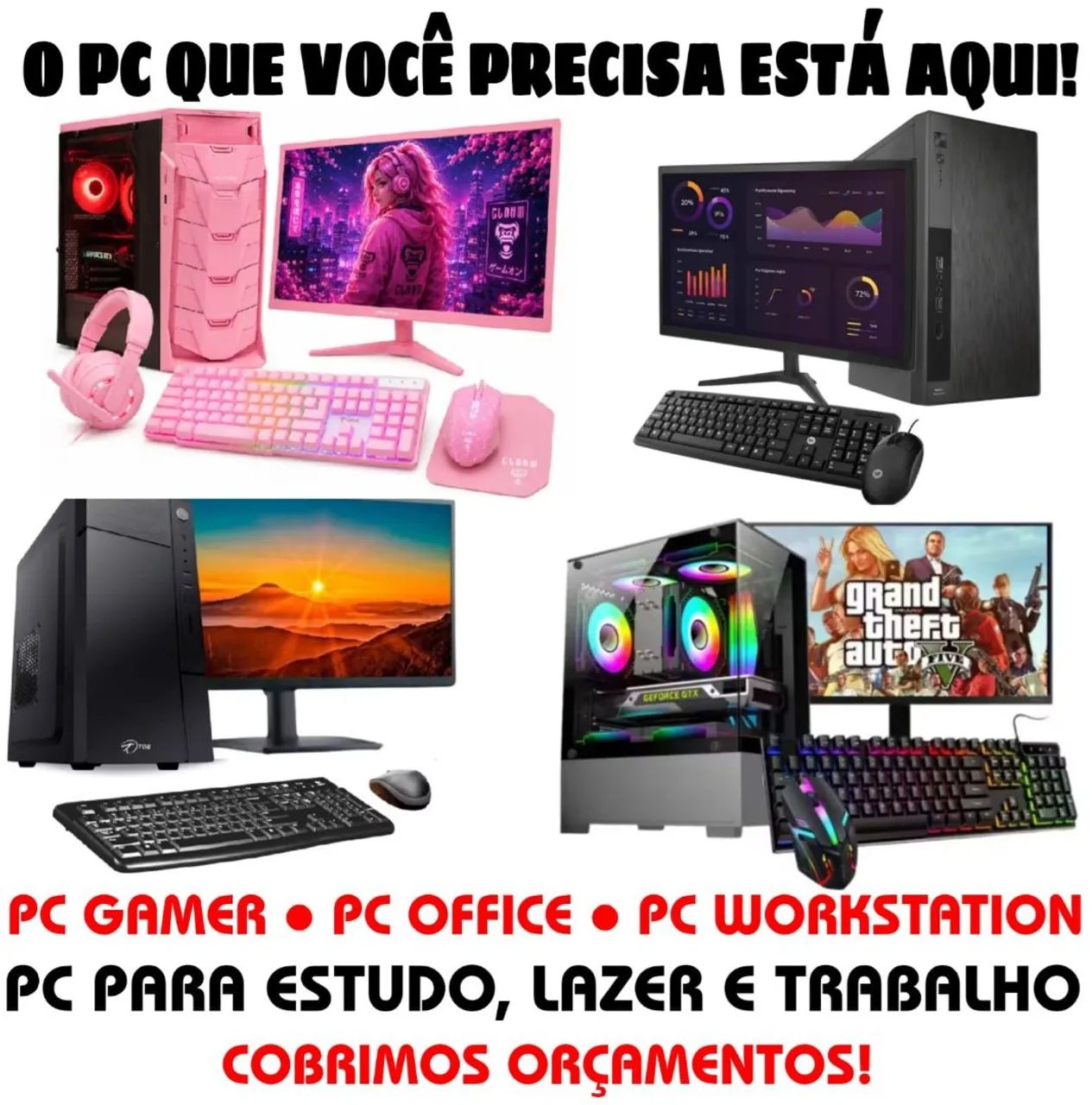 PC ruim? Temos a solução.<br>Conserto e venda de Pcs. - Foto 4