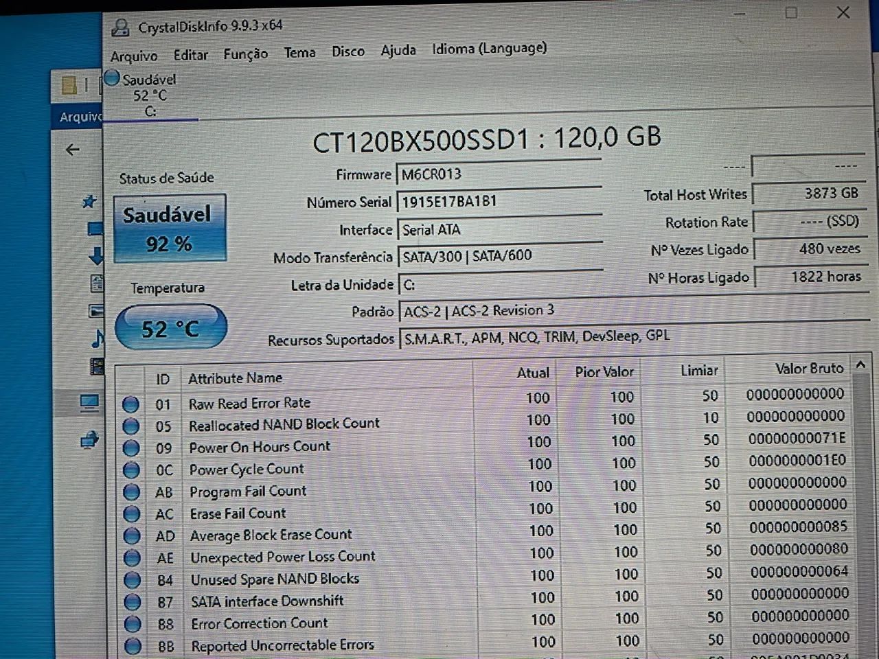 Ssd 120GB CRUCIAL - Foto 3