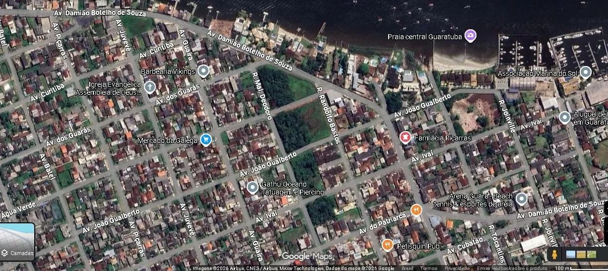 Duas áreas na beira da Baía de Guaratuba -Pr 4.200 m² e outra 2.750  m² - Foto 11