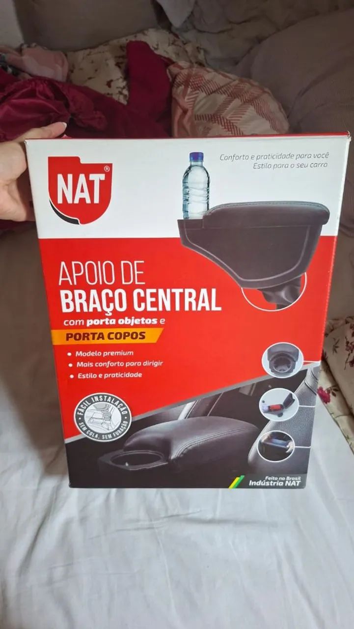 Apoio de braço em couro Doblo/Idea 02/21