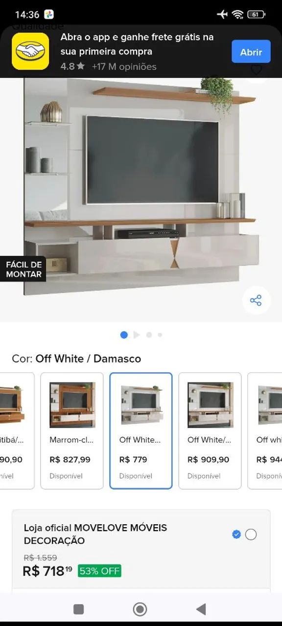 Painel para TV até 55 polegadas  - Foto 2