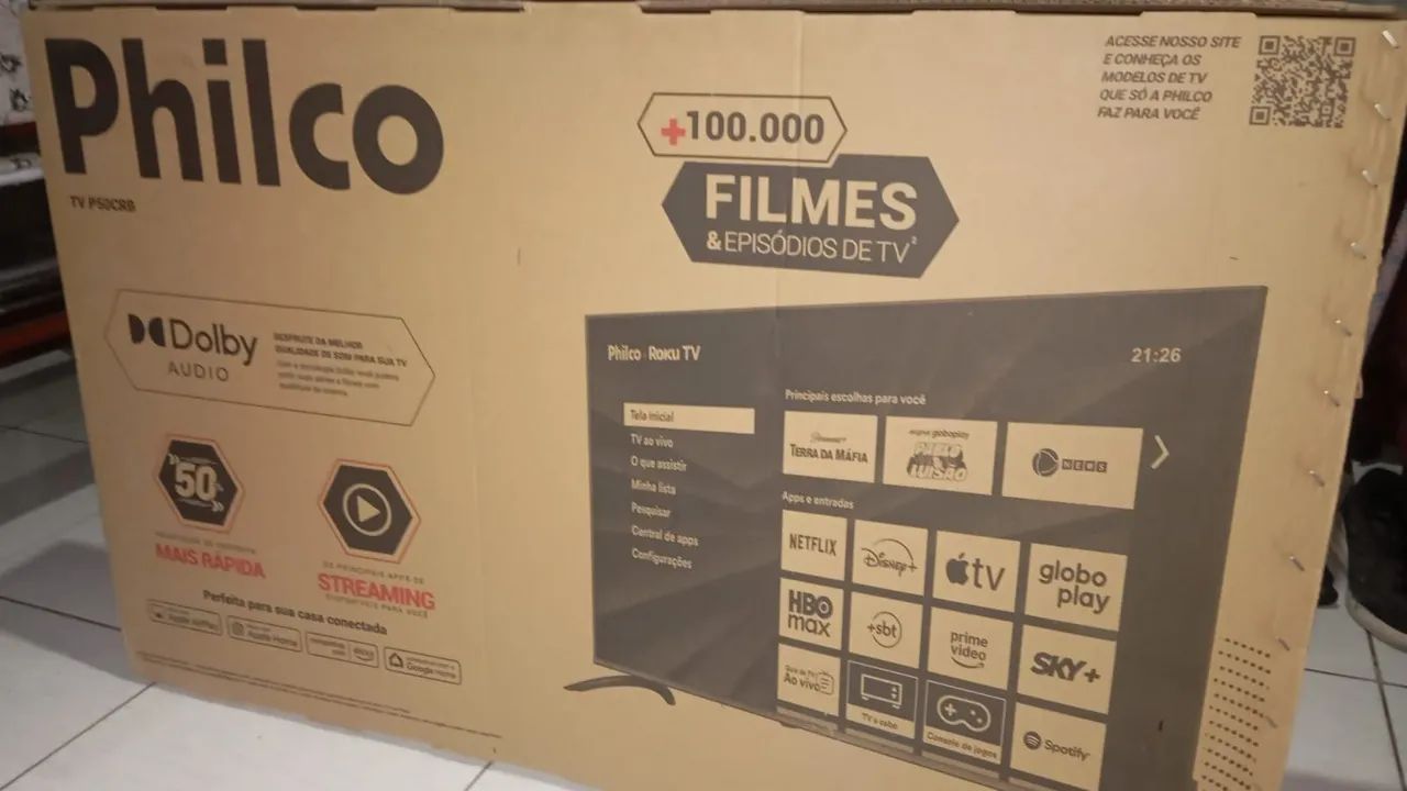 TV Philco 50 polegadas 