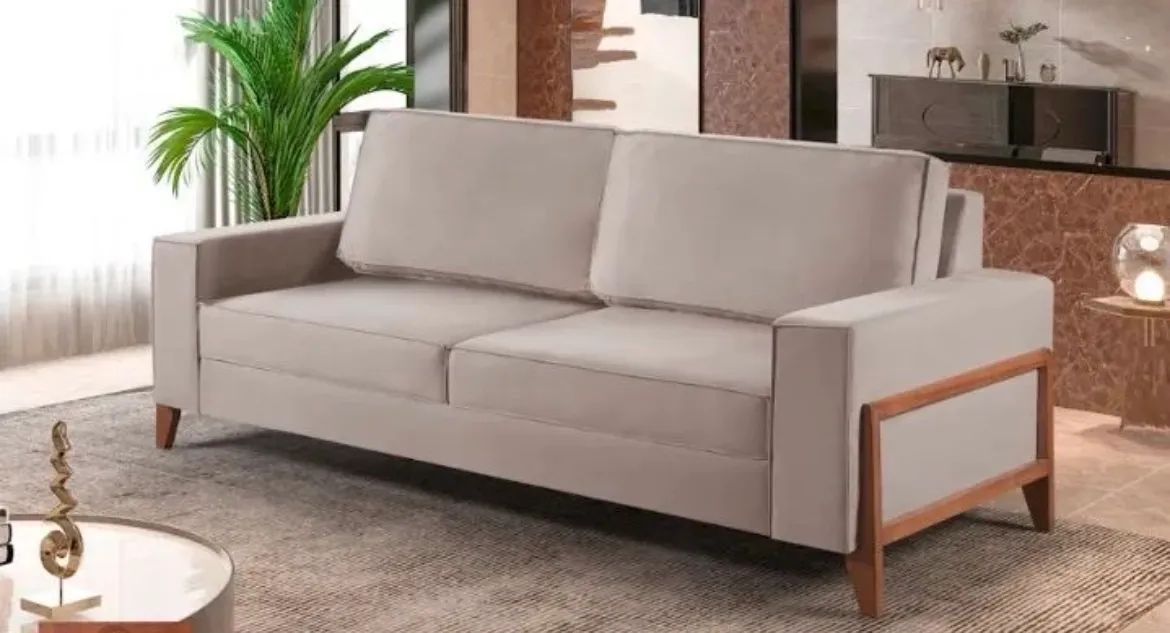 Sofá Living Esparta 2,20m de Largura Produto Novo Entrega Rápida - Foto 5