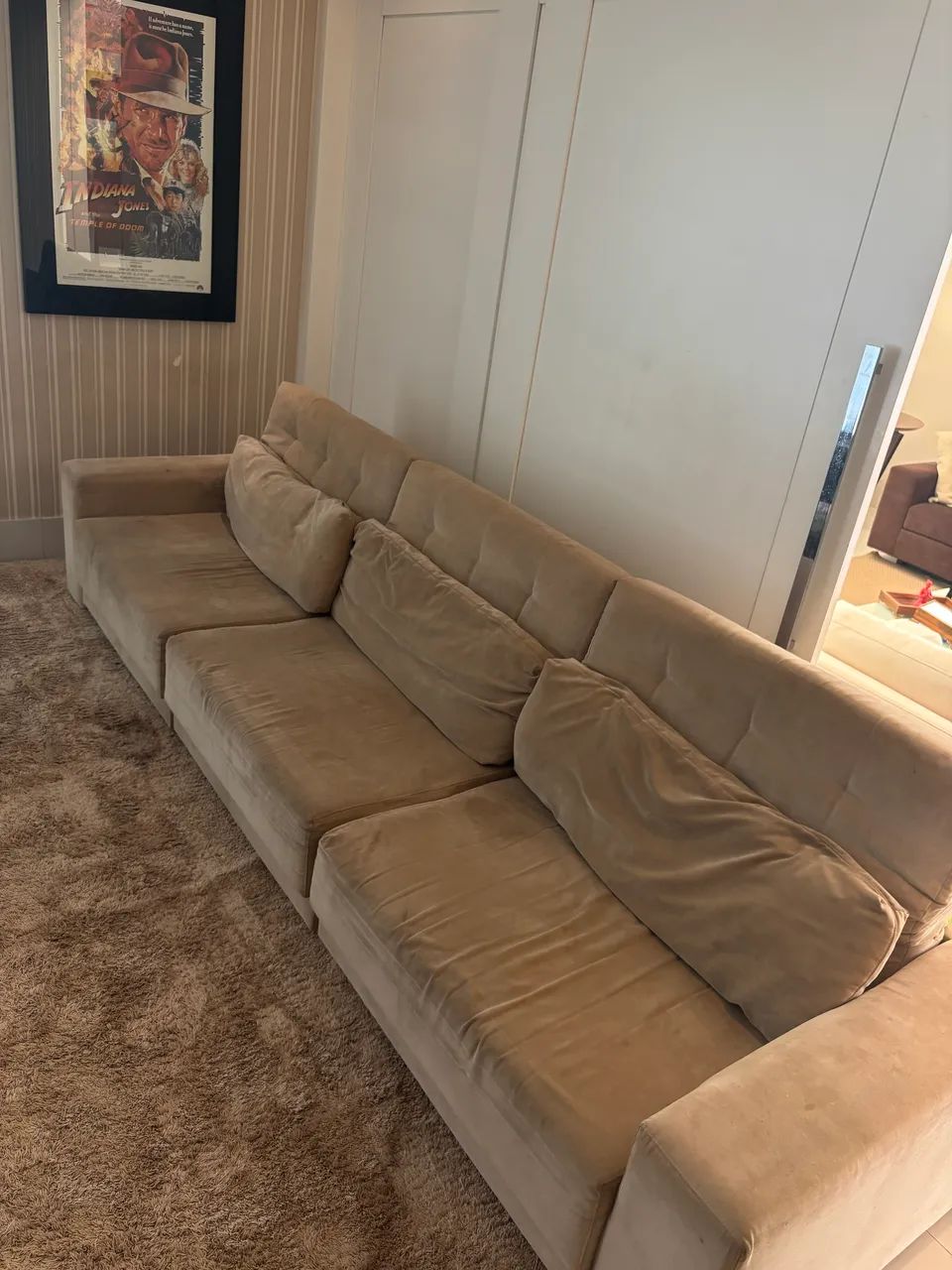 Sofa 4 lugares retrátil Bell Arte - Foto 4