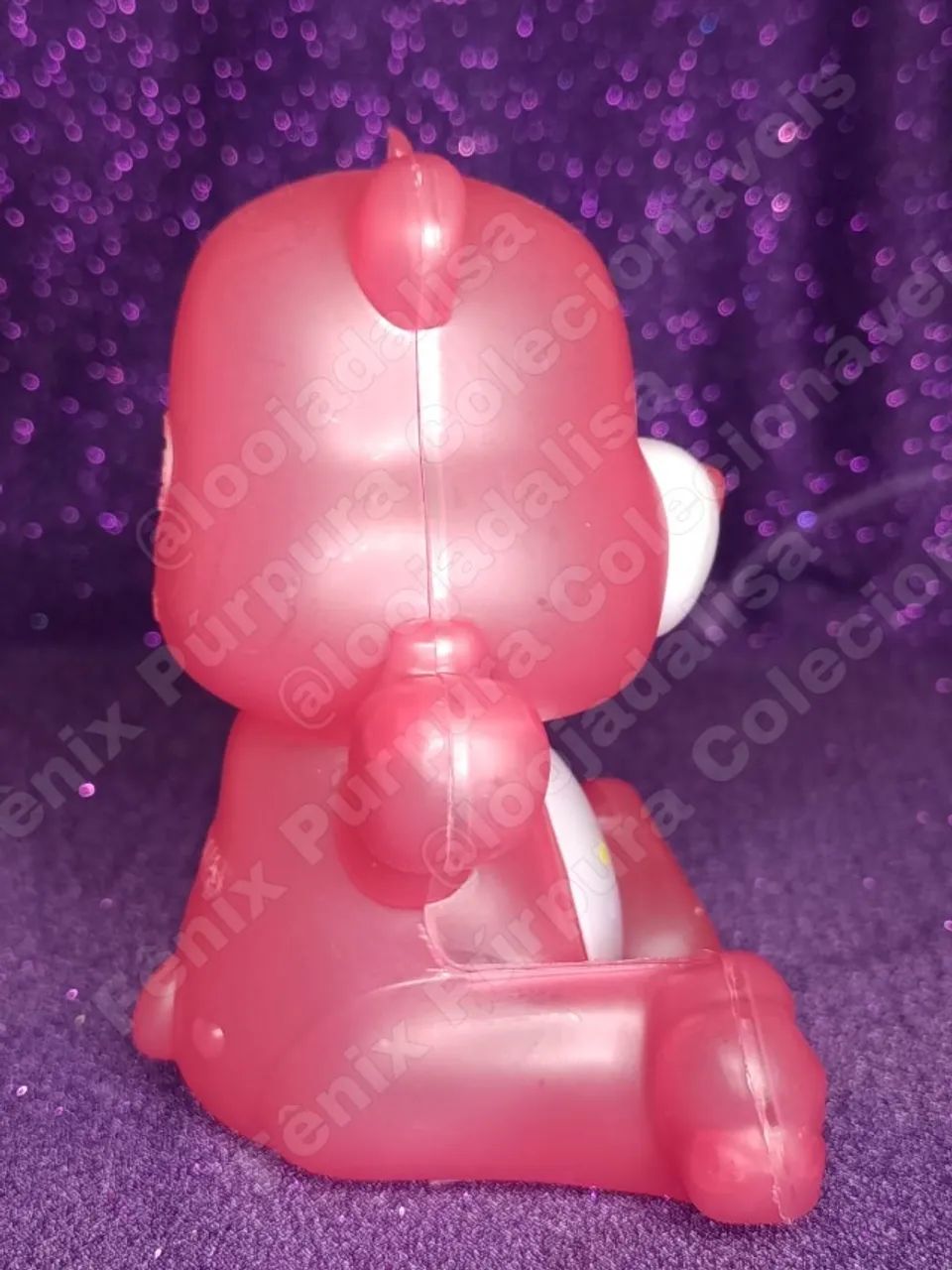 Luminária Ursinhos Carinhosos Giraffas Rosa Escuro Amorosa Lua Original Lacrado - Foto 5