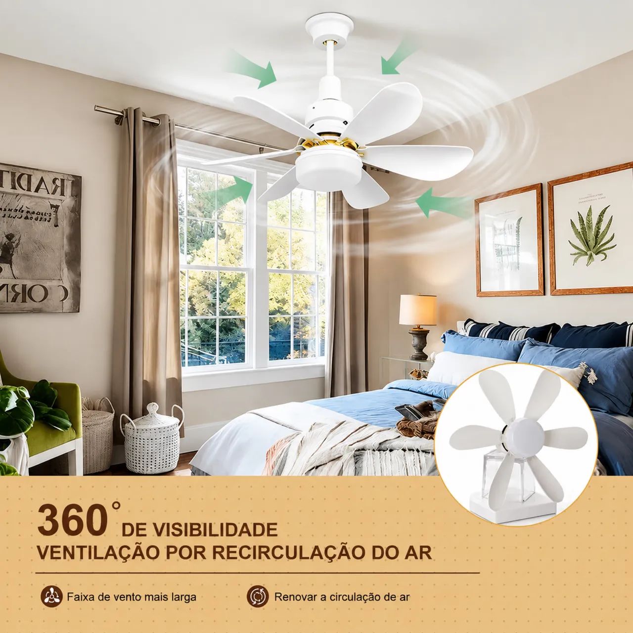 Ventilador com lâmpada Led ? - Foto 5