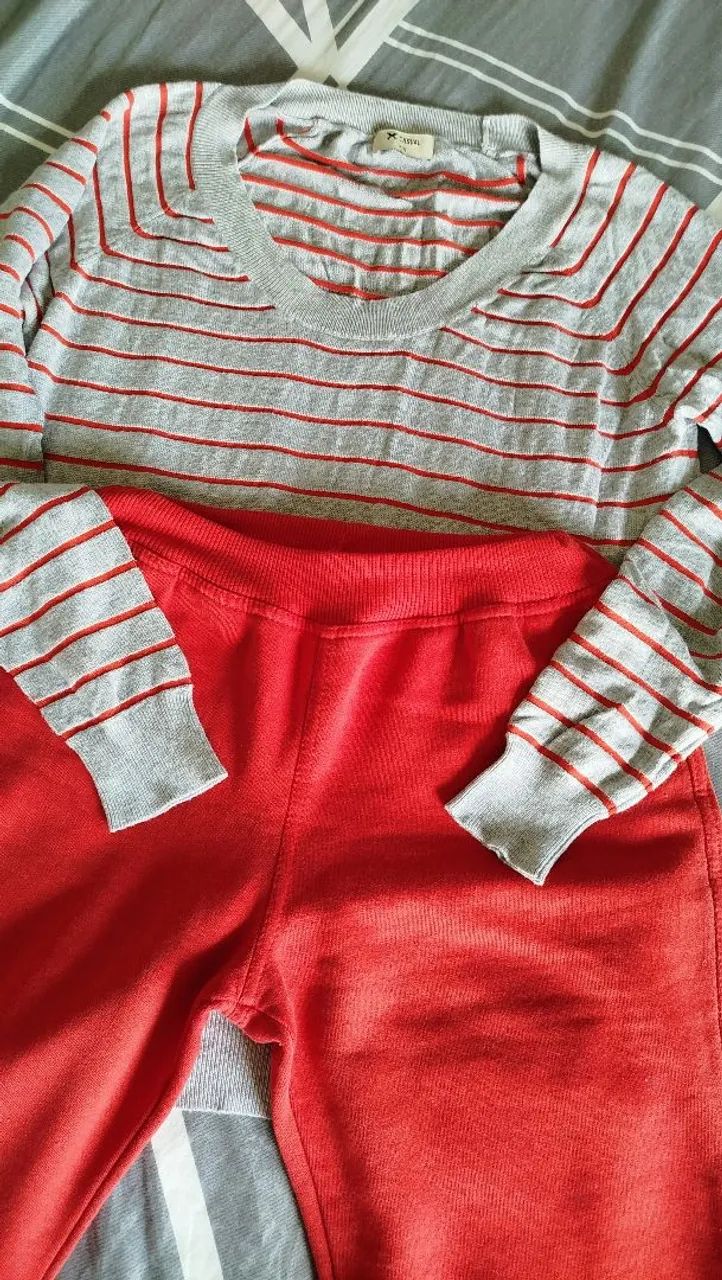 Conjunto Hering blusa e calça moletom - P - Foto 2