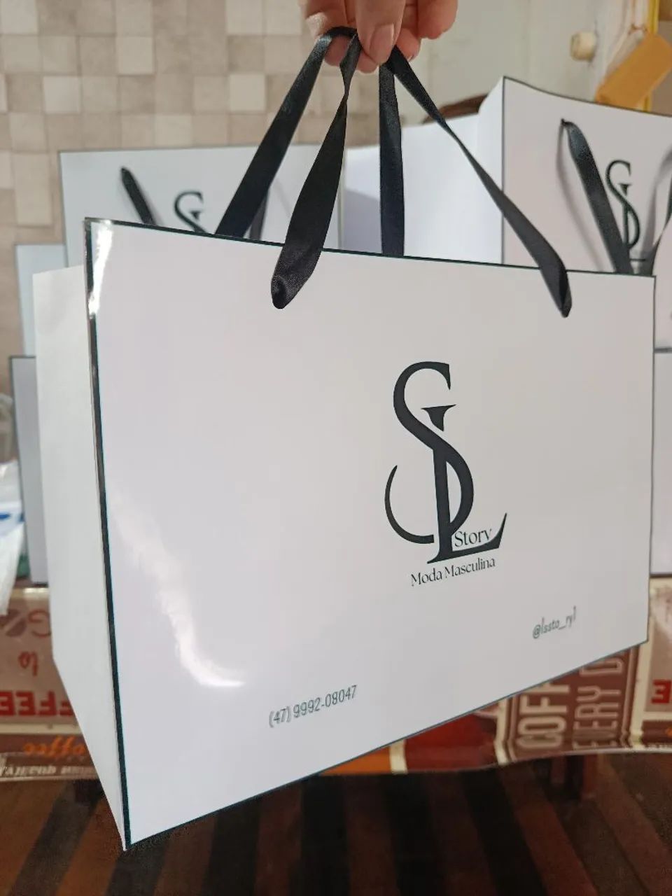 Saco, sacola personalizada 
