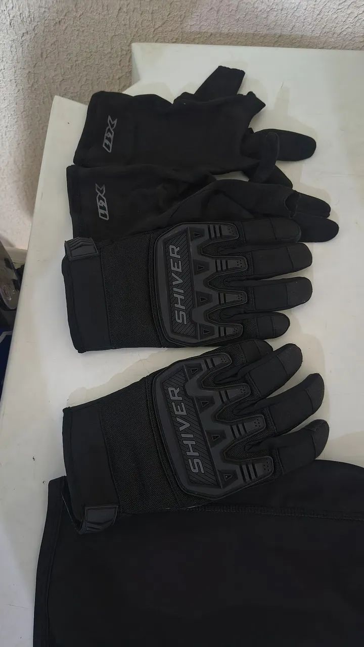 Luvas e Balaclava moto - Foto 3