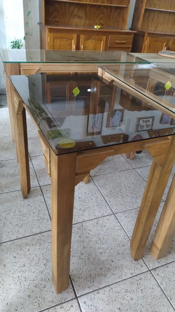 Mesa escritório de madeira - Foto 3