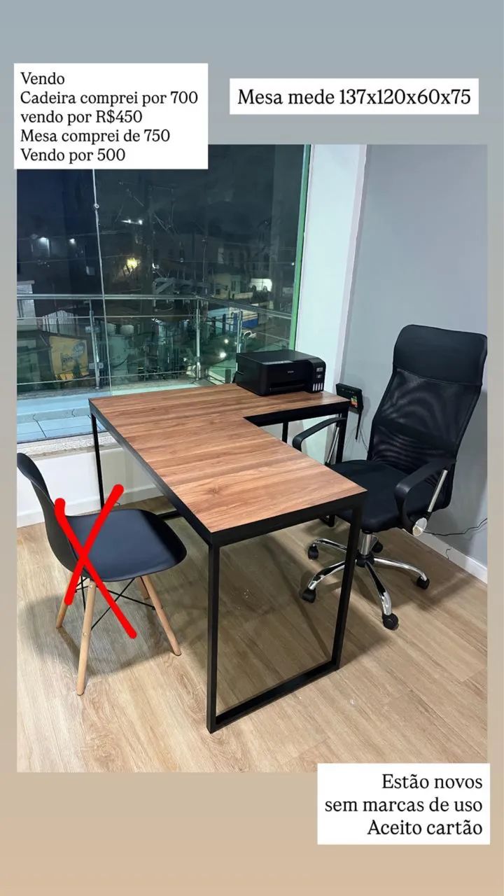 Office Desk and Chair