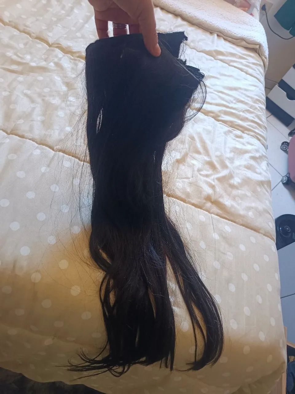 Cabelo 100 % Humano, 70 cm, 200 gramas - Foto 2