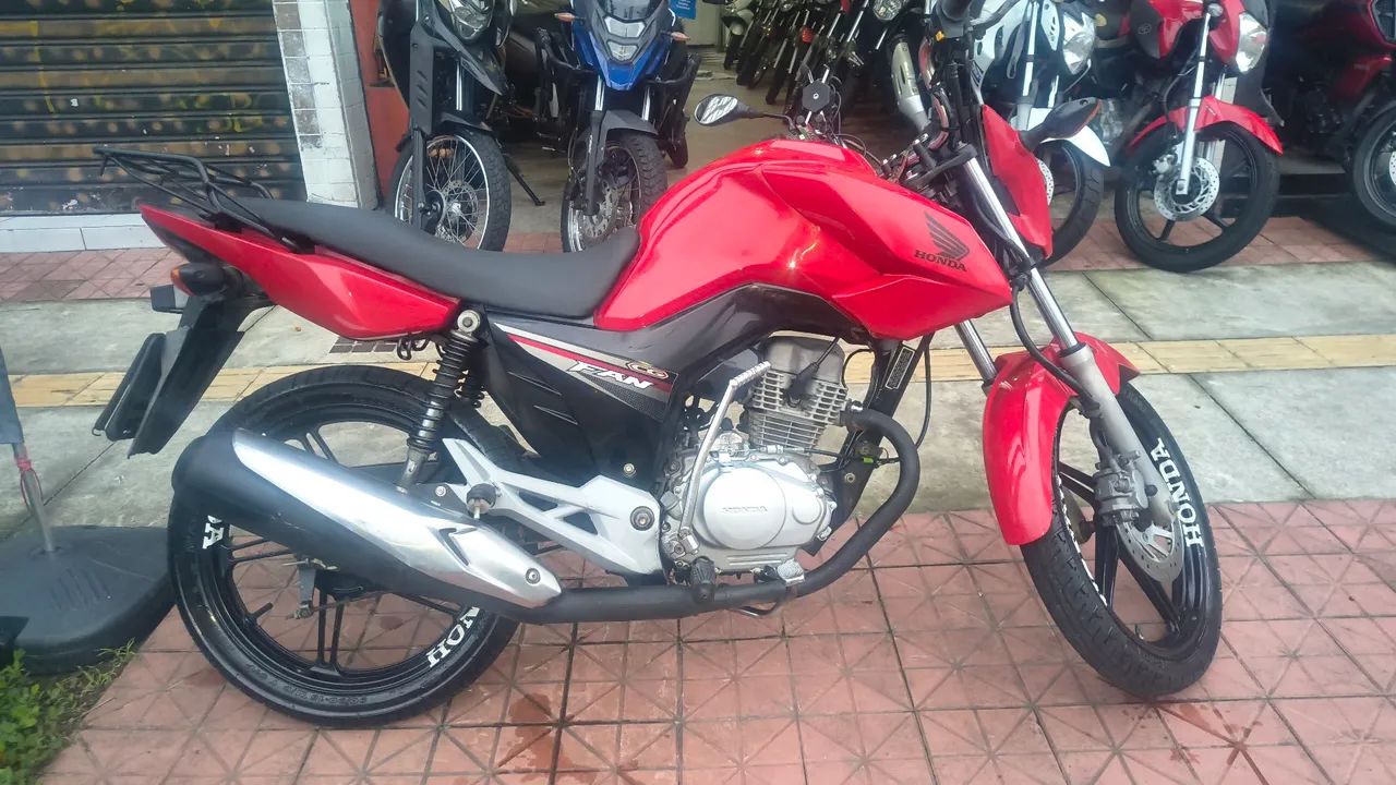 fan 125i com rds partida e disco - Foto 2