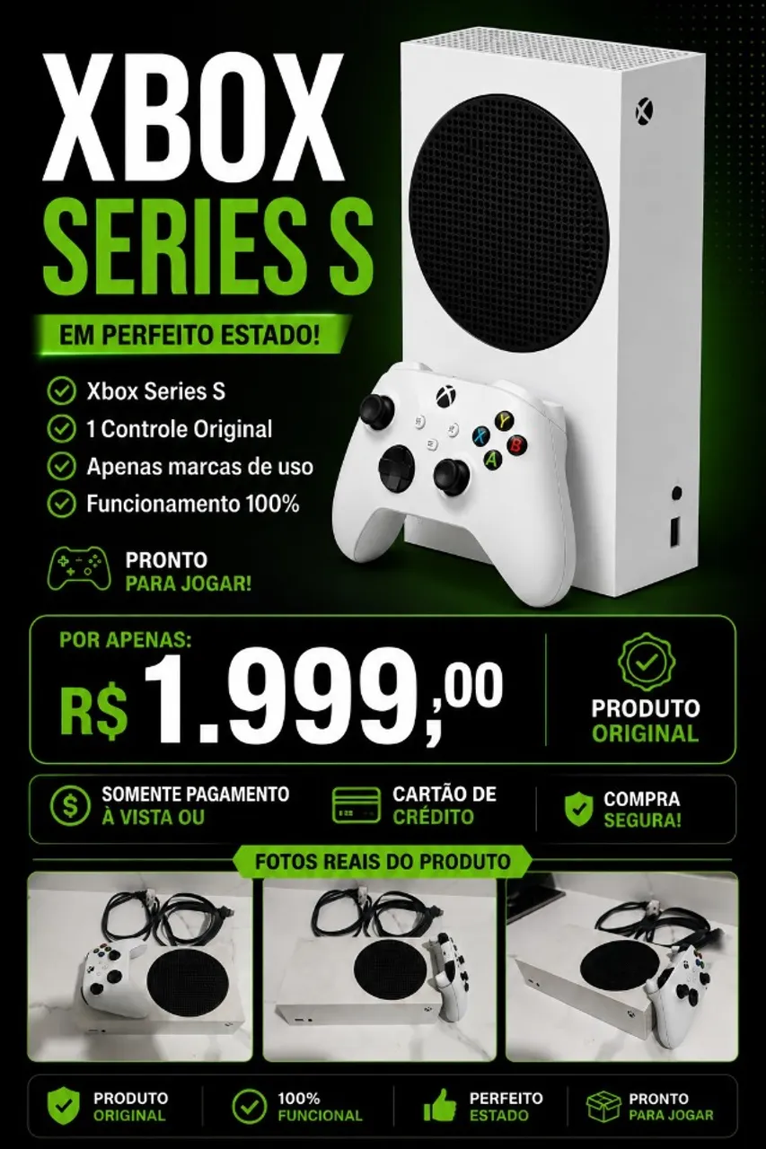 Xbox One S 500gb - Consoles de Vídeo Game - Jardim São Bento