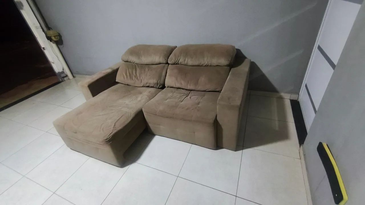 Sofá retrátil dobrável chese 