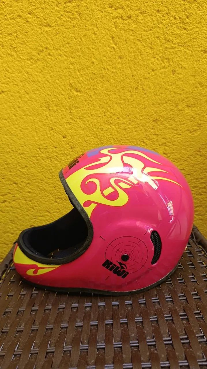 Capacete Kiwi Sports Colorido Full Face Tamanho S 54 - Novo - Foto 2