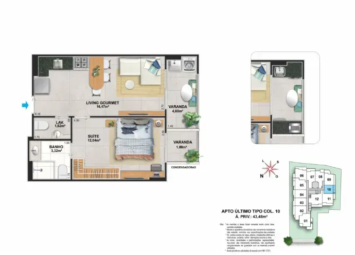 PLANTA 43m²