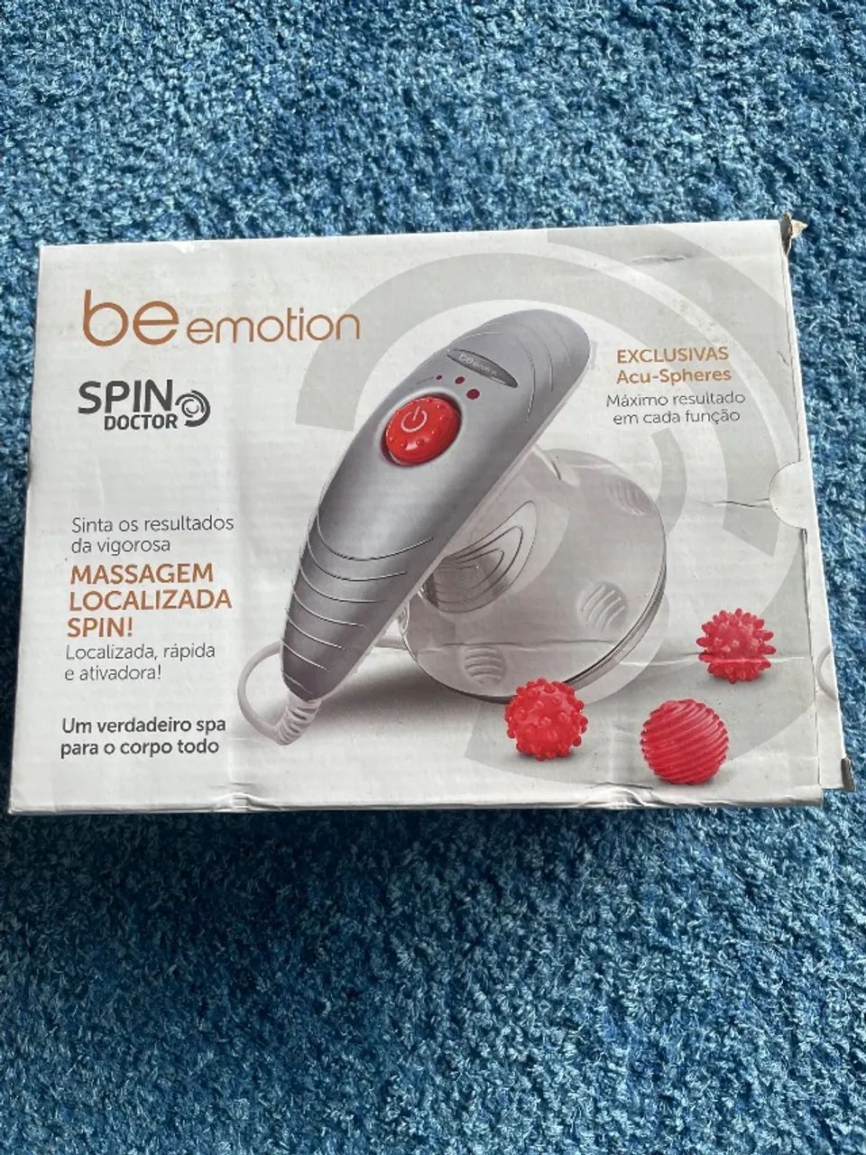 Massageador Spin Doctor Be Emotion da Polishop - 110V, pouquíssimo uso