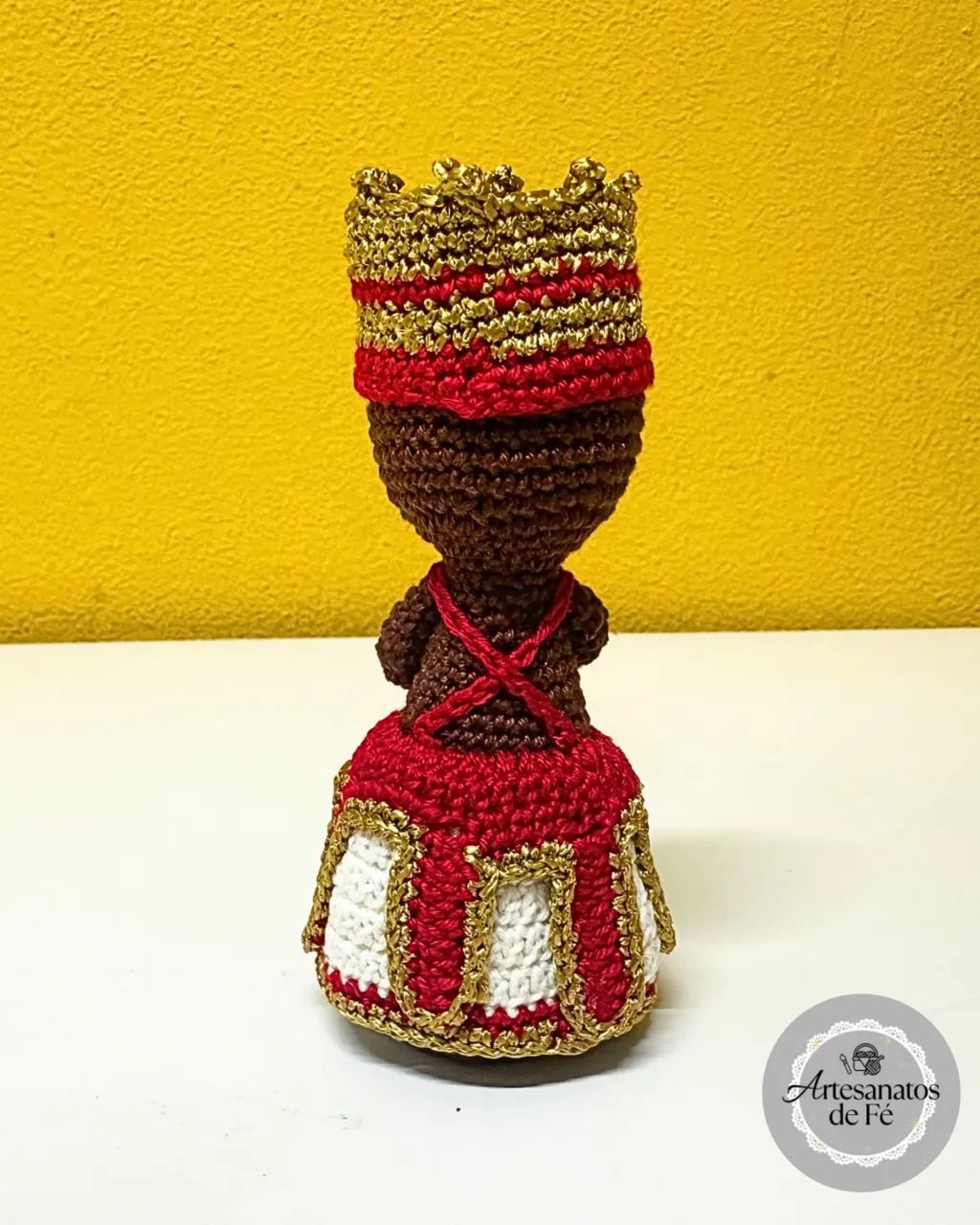 Amigurumi Crochê Xangô - Orixás Umbanda - Foto 3