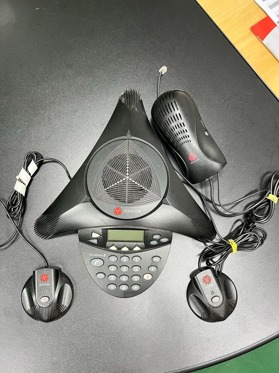 Polycom SoundStation2 + 2 Microfones | Conferência Profissional