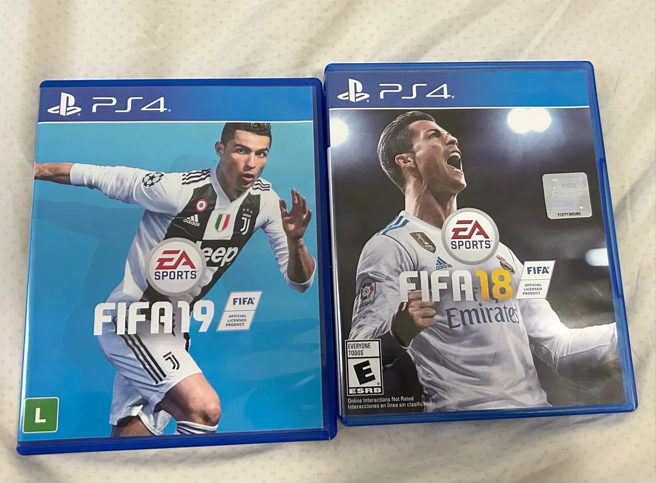 FIFA 18 e FIFA 19 - PS4 Original - Jogos de Vídeo Game - Setor