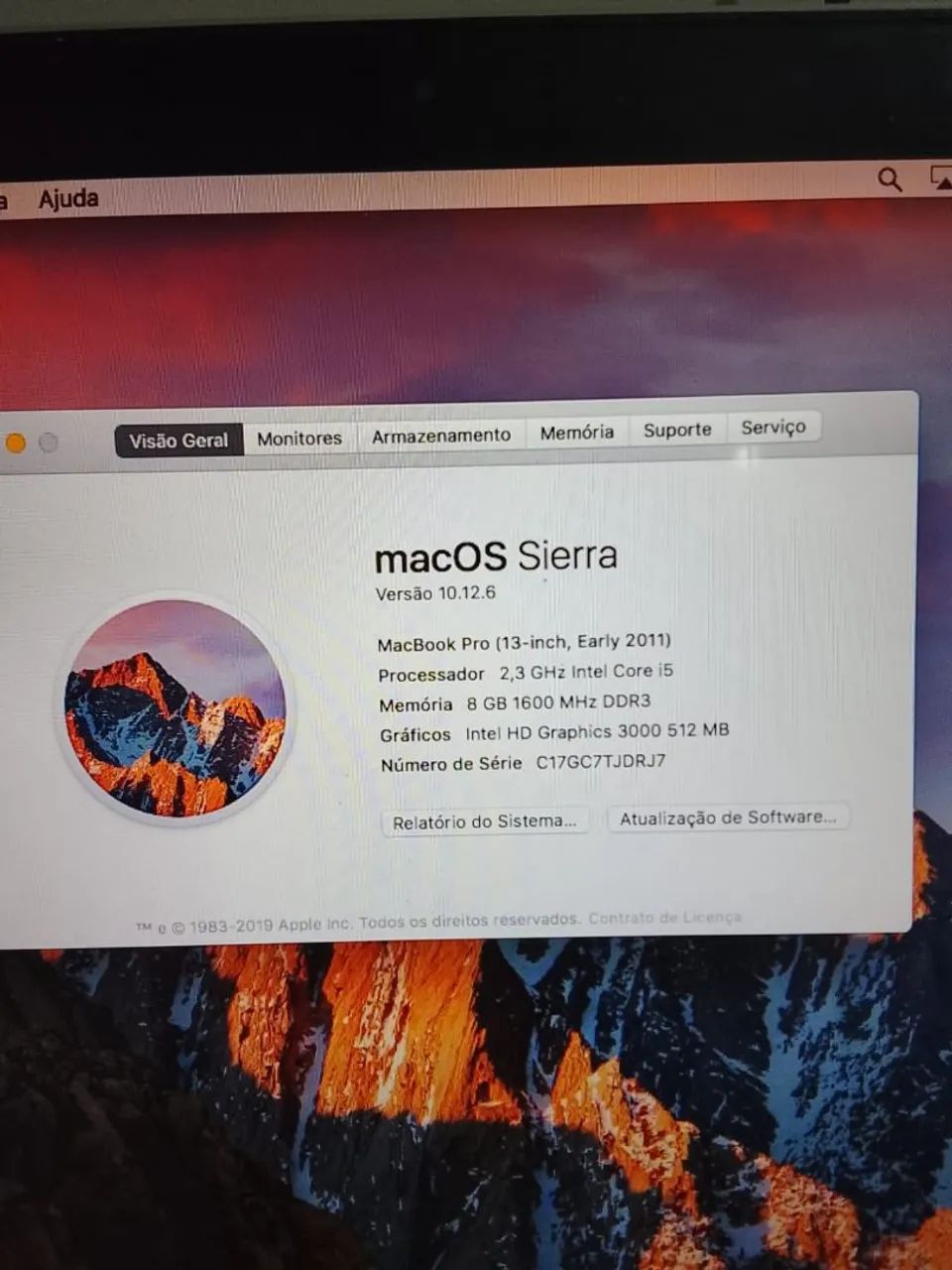 Mac book pro 2015