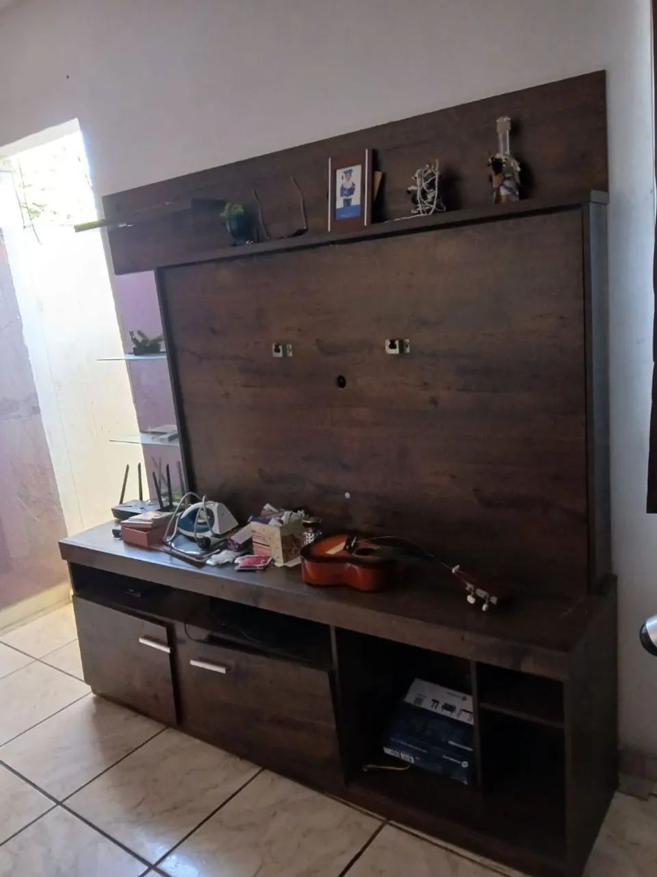 Rack com painel móvel 