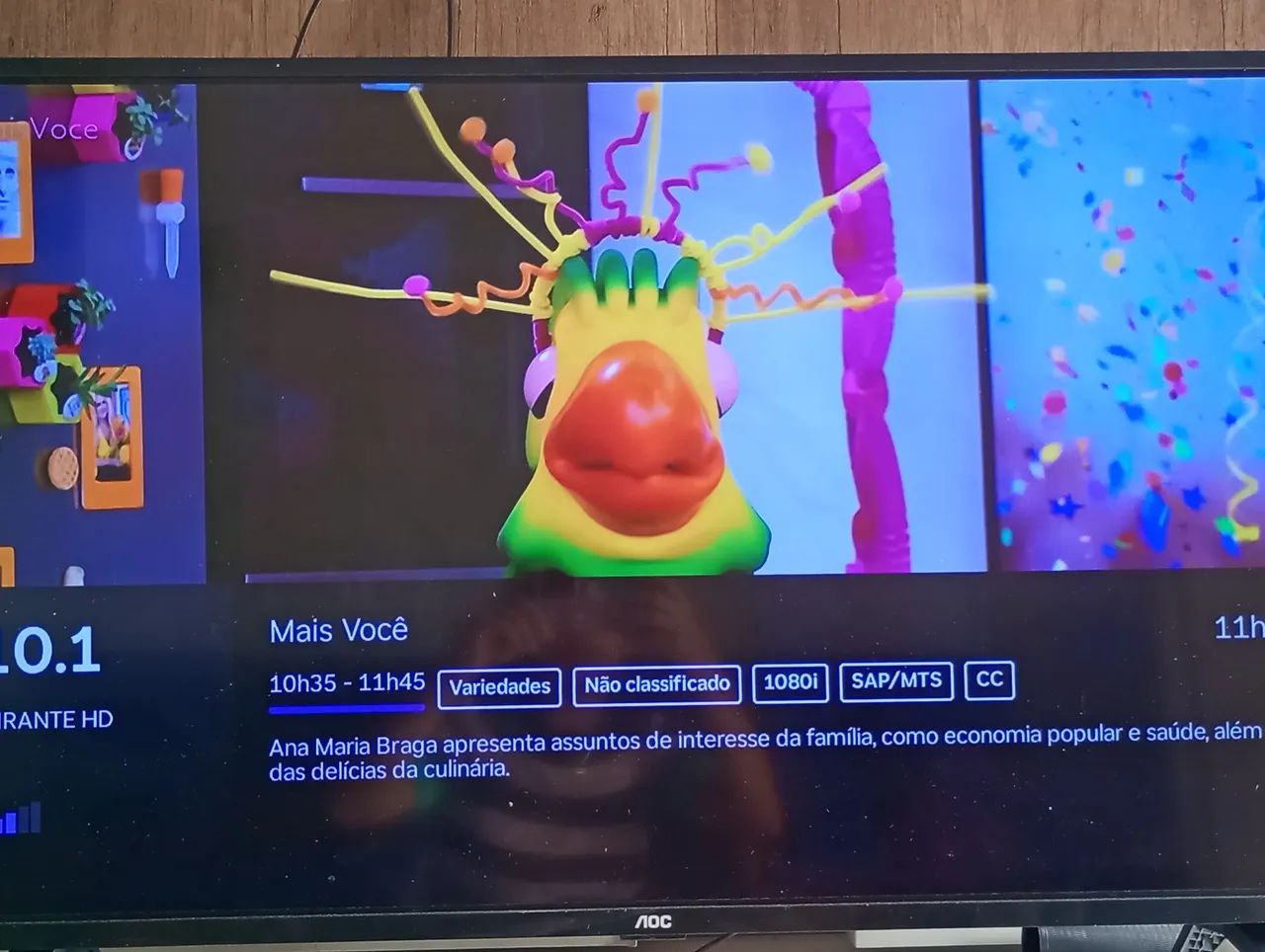 Vendo smart tv AOC roku 43polegadas funcionando perfeitamente  - Foto 4