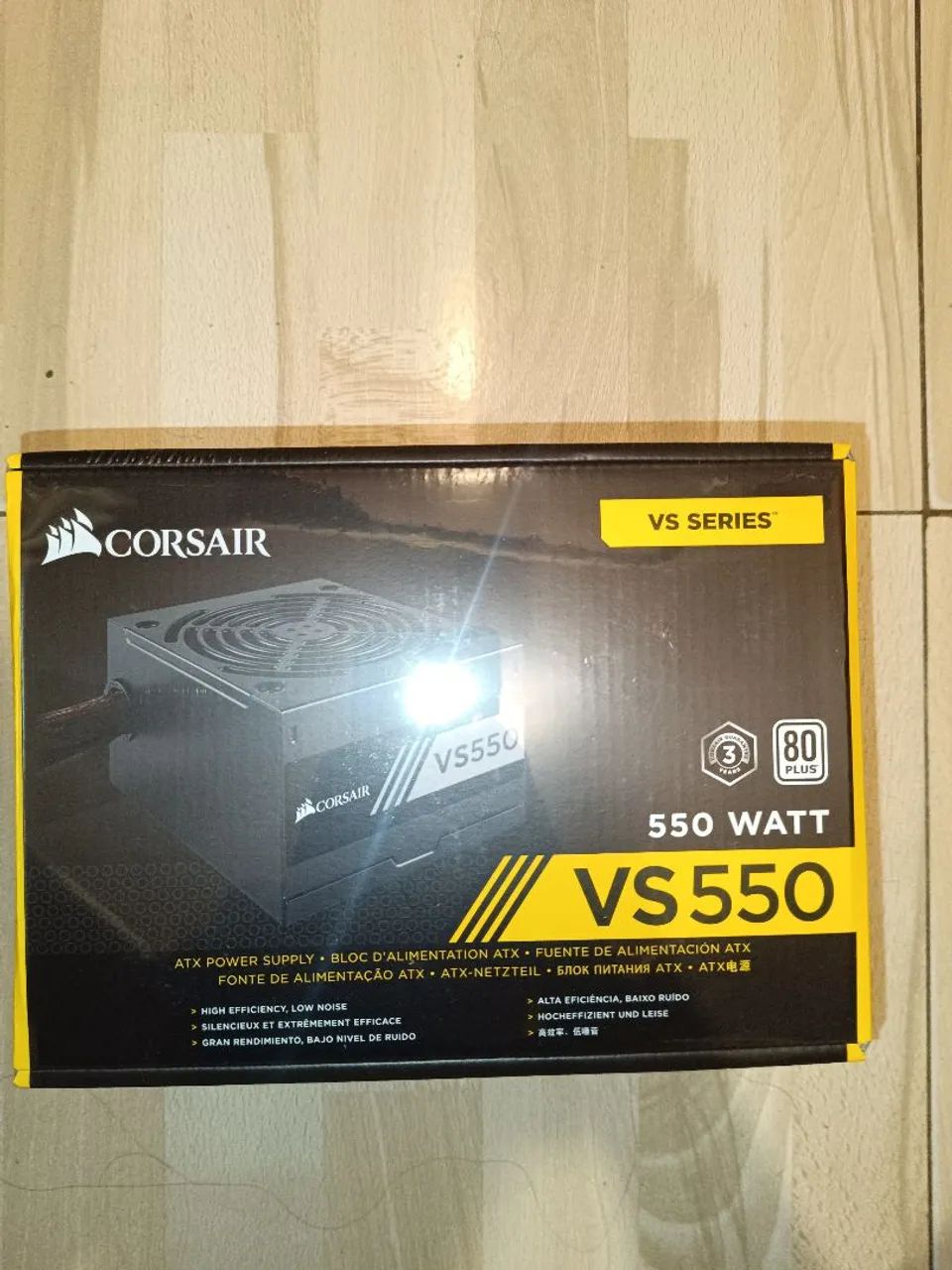 Fonte Corsair vs550 lacrada!