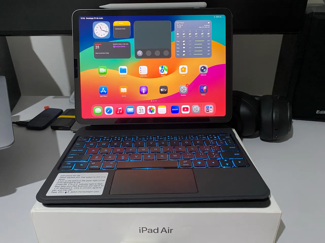 iPad Air quinta geração 64 gigas Wi-Fi novíssimo - Tablets e E