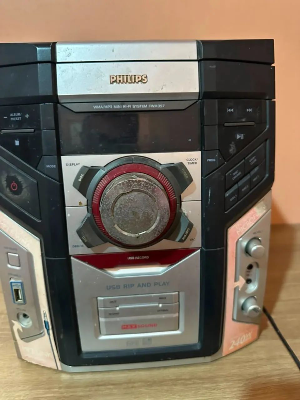 Mini System Philips Fwm397 - Mp3 Usb Aux - Cd