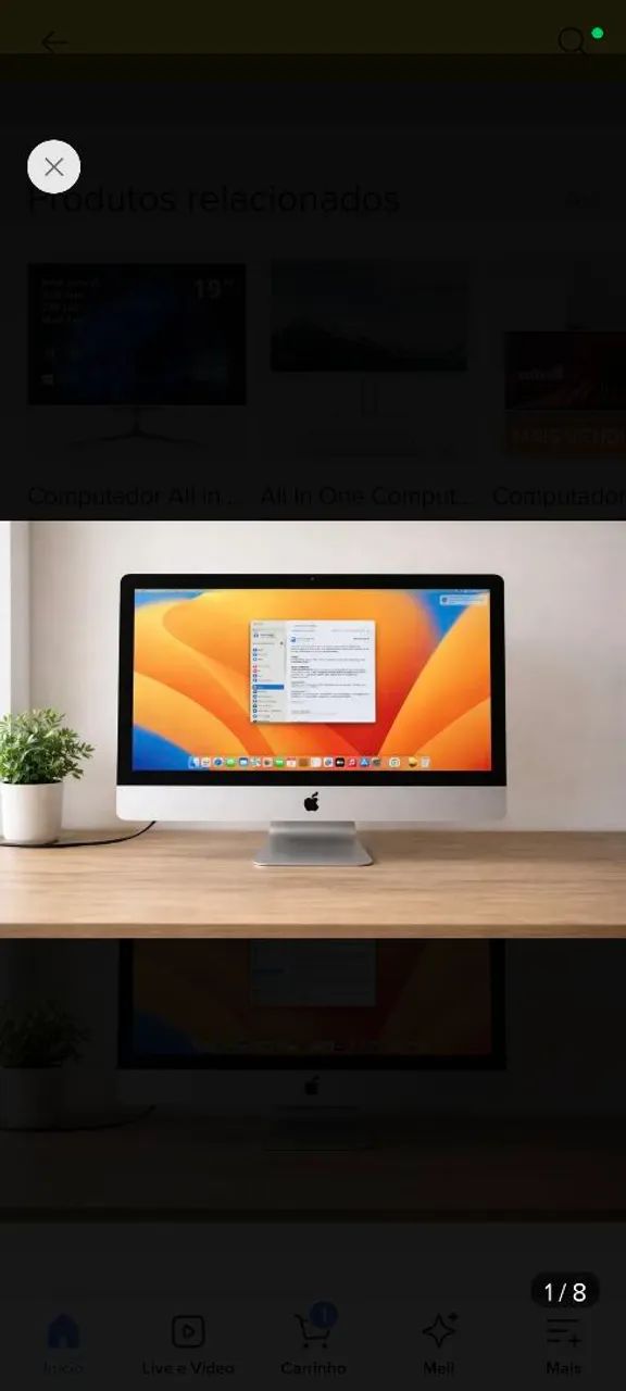 Apple iMac 21.5 mid 2010 - Computadores e Desktops - Casa Branca