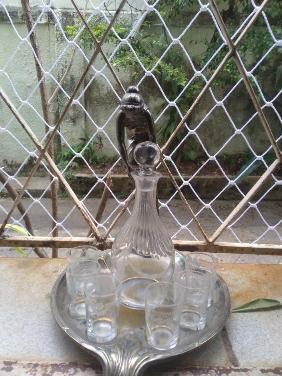 Conjunto licor antigo 