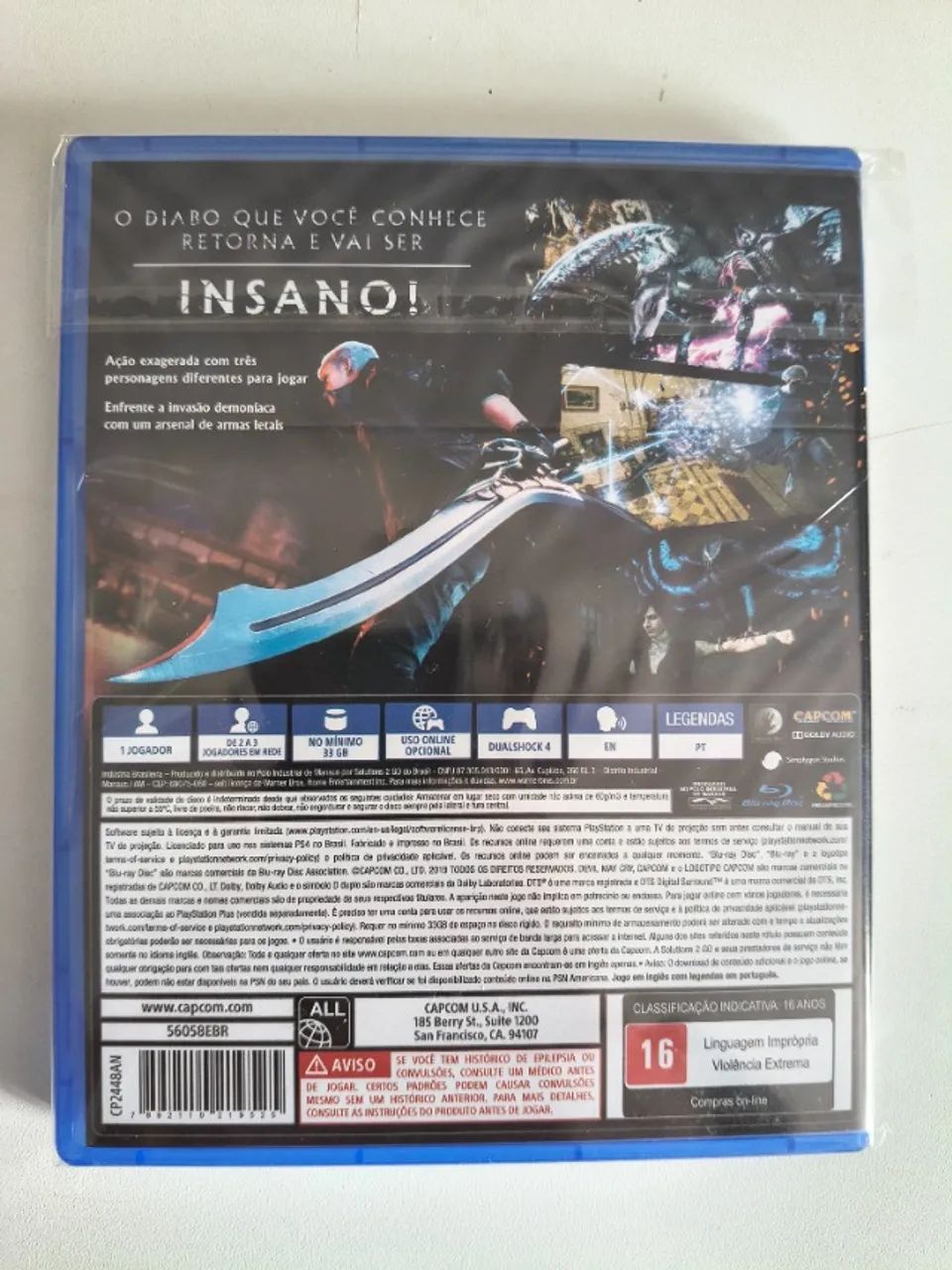 PS4 Devil May Cry 5 (em estado de novo) - Foto 2