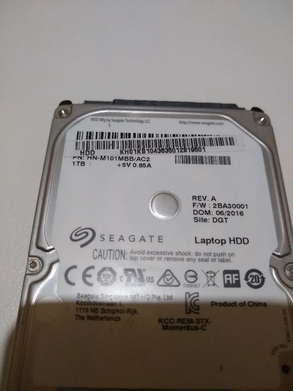 HD 1TB Seagate Funcionando Perfeito Muito Barato403953771076669444