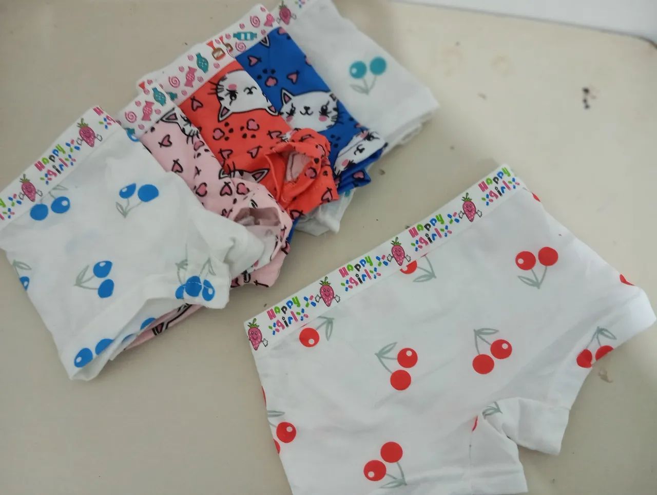 Calcinhas box infantil 