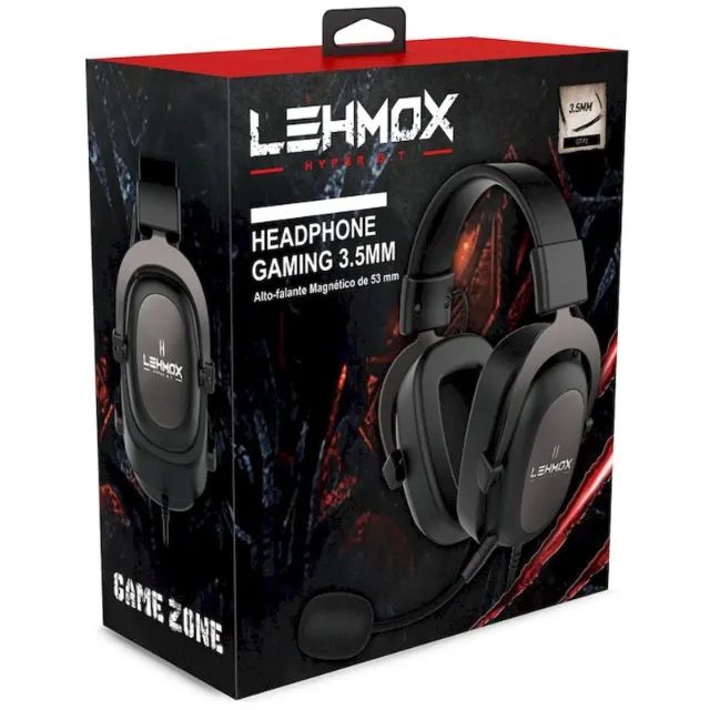 Headset Gamer Lehmox Hyper GT-F2 Preto, GT-F2 - Foto 3