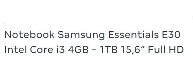 Notebook Samsung Essentials E30 - Foto 3