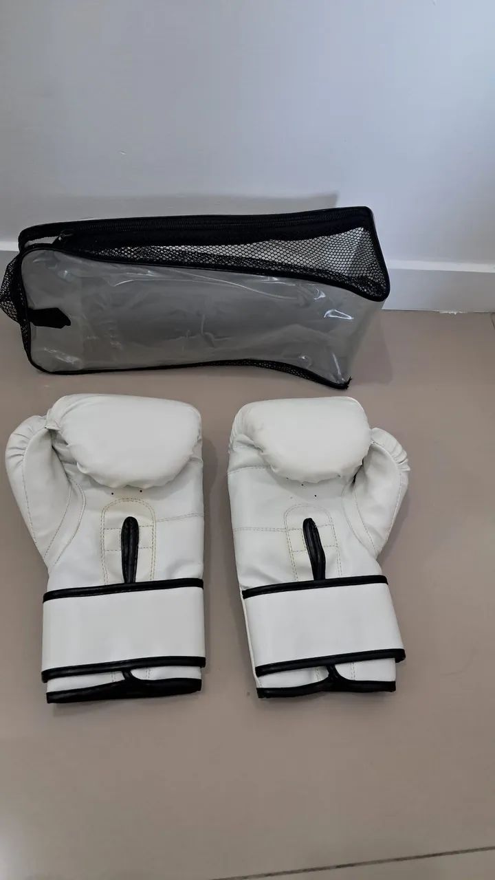 2 Pares de Luvas Everlast Core para Treino - Branca e Preta - Foto 5