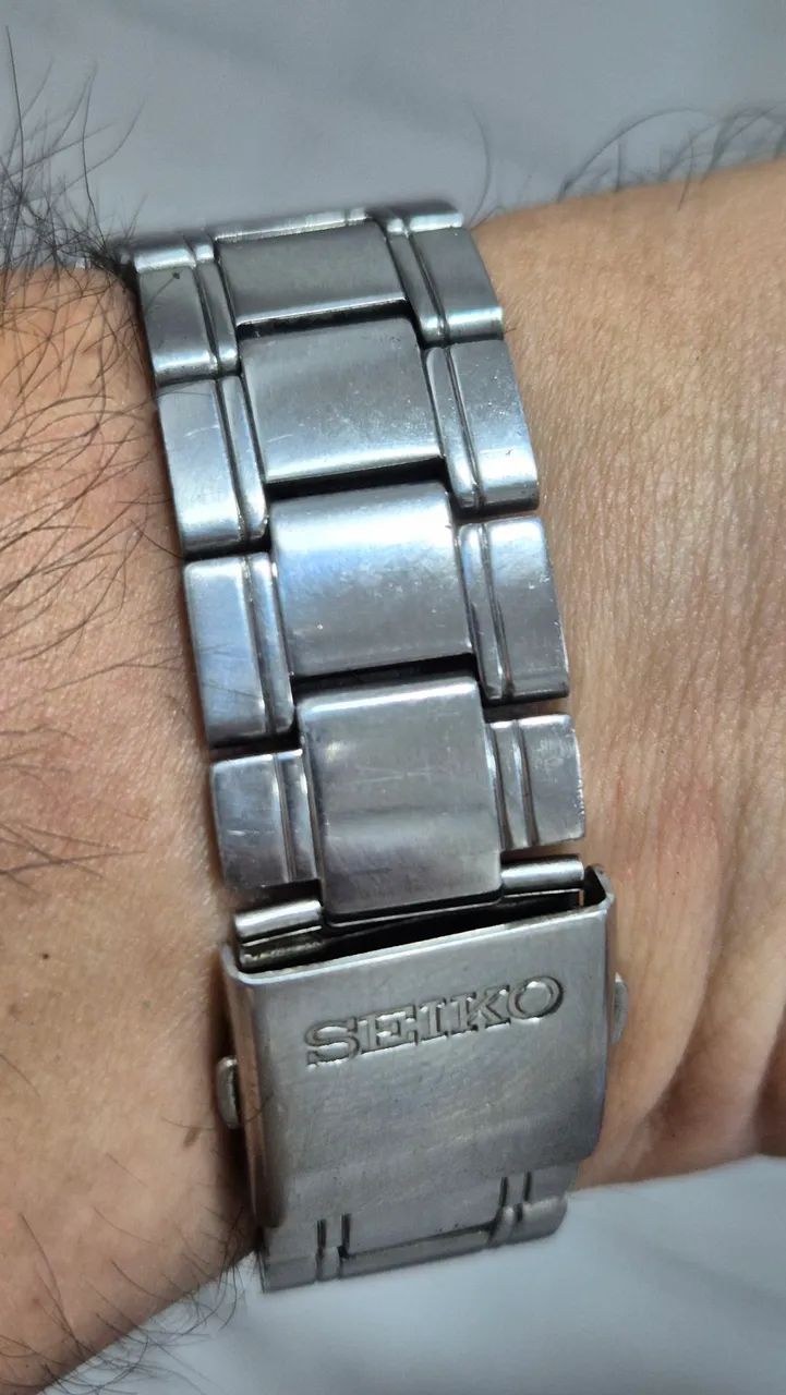 Relógio SEIKO CRONÓGRAFO  À QUARTZ   -   FUNCIONANDO  PERFEITAMENTE - Foto 4