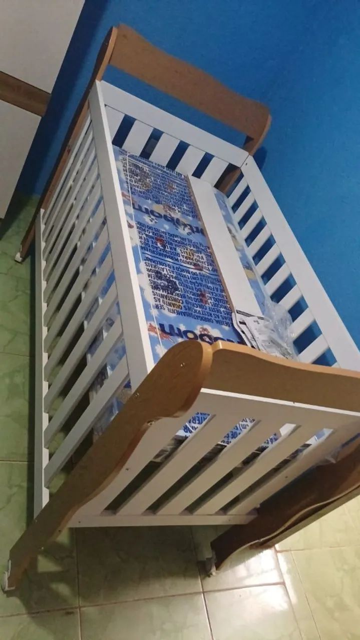 BERÇO CAMA COM COLCHAO , SEM USO. - Foto 4